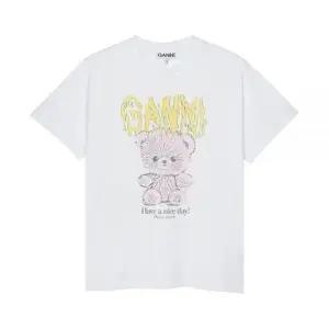 [가니] 베이직 화이트 코튼 저지 바람막이 트랙 자켓 테디베어 133314974