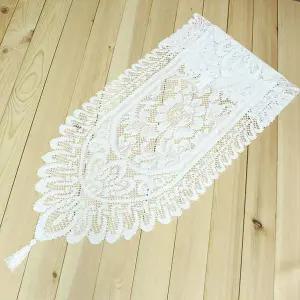 TBZ 고급스러운 레이스 테이블러너 130cm 테이블덮개 식탁러너