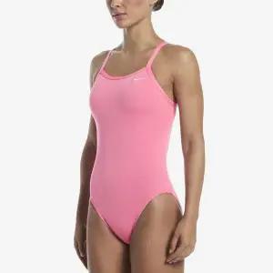 나이키스윔 여성 앤서 솔리드 레이서백(자수로고) 브라이트 바이올렛 NESSA017-663