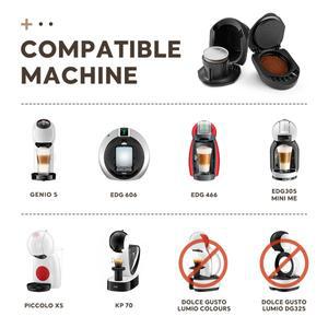 Dolce Gusto 커피 캡슐 변환 용 어댑터 리필 가능 Genio S Piccolo Machine iCafilas와
