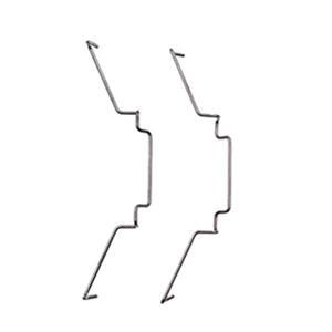 2피스 방열 클립 클램프 컴퓨터 CPU 냉각 팬 스테인레스 스틸 와이어 패스너 버클 브래킷