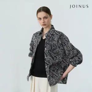 조이너스 26SS 페이즐리 셔츠재킷+니트탑 세트