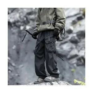 남친 바지 바람막이 봄 가을 스트레이트 스포츠 스카이다이빙 긴 패피3