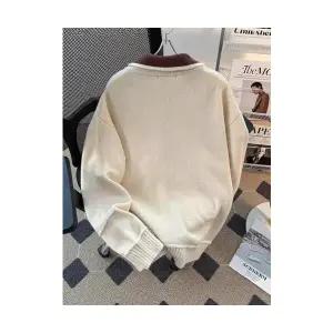 남친 야상사파리 가디건 스웨터 봄가을 야상 캐주얼 스탠드넥 자켓 겨울 복합 플리스 상의 패피3