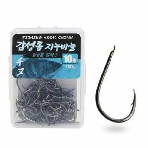 DK 감성돔 지누바늘 10호 블랙니켈 덕용 낚시바늘