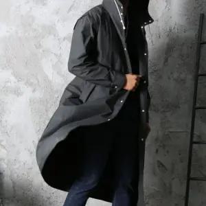 XL 코트형 우비 블랙 블랙 심플