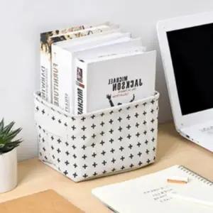 (타입 별)best 패브릭 사각 바스켓 바구니 수납함 정리함 탁상