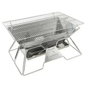 ( )렉탱글 대형 화로대 스텐 바베큐 그릴 화로대 캠핑 야영