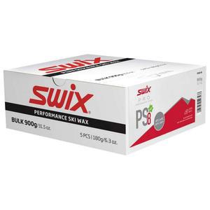 Swix PRO 스피드 왁스 - PS8 레드 화씨 25~39도 - 900g 바 - 플루오로 프리 - 스키 또는 스노보드