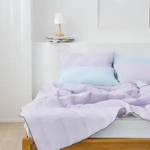 블루베리 순면 잠트리 베개세트 파르페 누비이불 여름 리플 Q 침구
