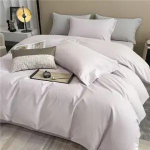 세트 침구 퍼플 QK 커버 순면