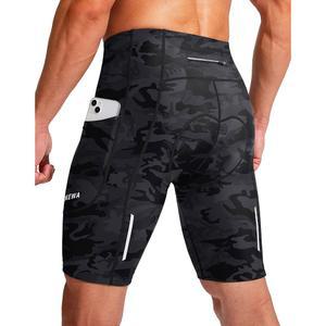 바이크와 남성용 바이크 반바지 3D 패딩 사이클링 로드 바이크 산악용 바이커 자전거 UPF 50+ 사이클 반바지 지퍼 포켓