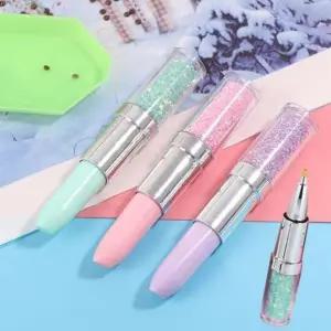 네일아트 크리스탈 스톤 픽커 립스틱 펜형 3종