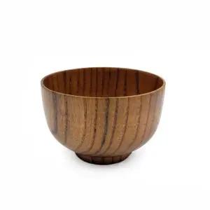 아카시아 일본 우드 원목 밥 공기 일식 일식집 산조목 밥공기 식기 그릇 국그릇