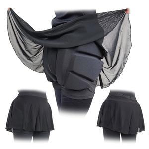 스케이팅 스피릿 패딩 스케이팅 반바지 보호 충돌 바지 내장 매시 스커트 커버 테일본 엉덩이 패드