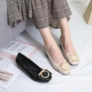통굽단화 여자구두 로퍼신발 플랫 정장구두 여성단화