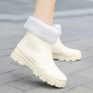 여자 2color 코지 방한부츠 퍼안감 미들 데일리