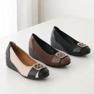 토오픈 슬링백힐 여성구두 샌들 여성화 구두 미들힐