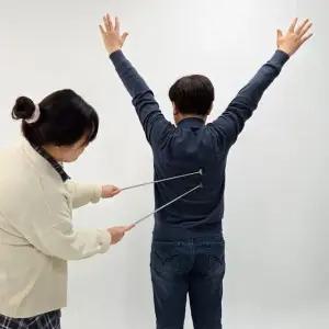 접이식 효자손 휴대용 나무 등긁개 마사지 지압봉 고급 스틱