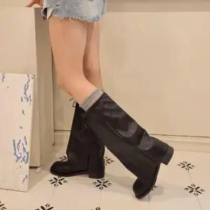 가을 부티 발목구두 롱부츠 힐 여자롱부츠 미들부츠