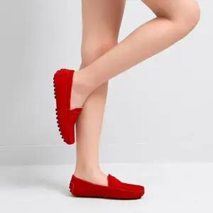 스니커즈 단화 통굽 로퍼모카신 스타일 플랫단화