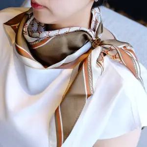 [국내 백화점발송] 헤지스 스카프 실크 울 캐시미어 여성용 남성용 가을 고급