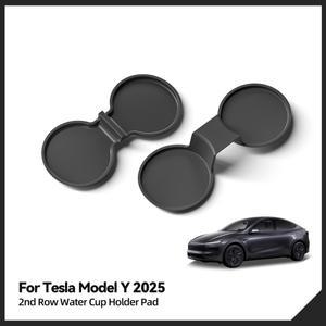 호환 테슬라 모델 Y 2025년 출시용 럭키이지 컵 패드  주니퍼 센터 콘솔 코스터  뒷좌석 논슬립 액세서리 T
