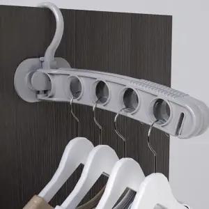 공간 접는 그레이 접이식 행거 절약 옷걸이판 옷걸이 플라스틱 정리 정리대 이걸이 고