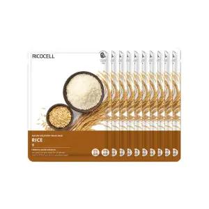 미라클하우스 리코셀 네이처 리커버리 쌀 마스크팩 23g 10매 805773