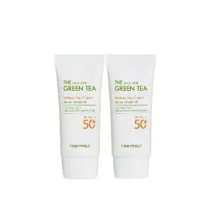이지하우스 토니모리 더 촉촉 그린티 선크림 50ml x 2개 수분 선케어 더블세트 670440