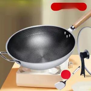 학교 중국집 후라이팬 대형 웍 궁중팬 급식 벌집궁중팬 30cm-무뚜껑 판매