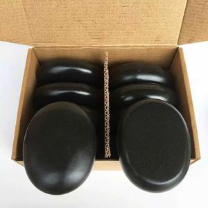 마사지 스톤 온열 돌 샵 안마 세트 평면 관리 8개 1 스파 핫스톤 9x7