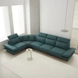 [우관제 갤러리] 레느 6인 코너형 비건레더 소파