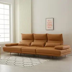 [우관제 갤러리] 오드 4인 비건레더 가죽 스윙 소파