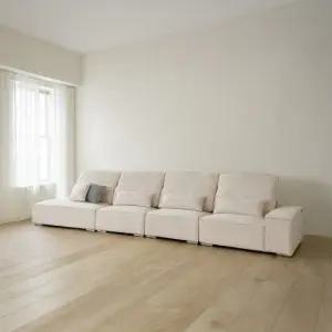 [우관제 갤러리] 제이미 6인 레노브 패브릭 모듈 소파 (스툴별매)