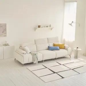 [우관제 갤러리] 달리아 4인 폴리플라스트 패브릭 무빙 소파 베드