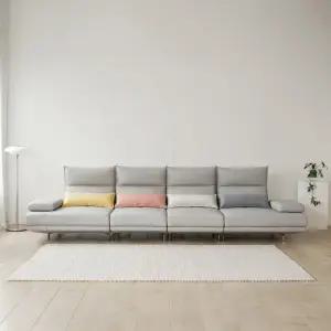 [우관제 갤러리] 오드 6인 비건레더 가죽 스윙 소파