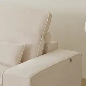 [우관제 갤러리] 제이미 3인 레노브 패브릭 모듈 소파 (스툴별매)