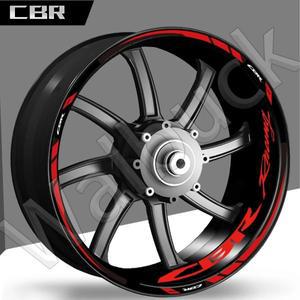 CBR 400 600 650R 1000RR 500r CB650F 바이크 오토바이 휠 스티커 림 허브 스트라이프 반사 데칼 악세사리