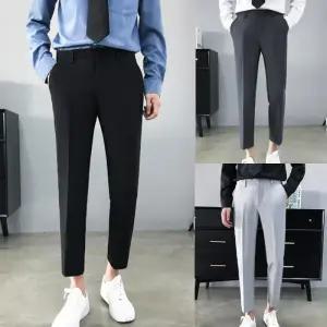 DHH-A57 하의 슬림핏 남성 슬랙스 9부 남자 의류