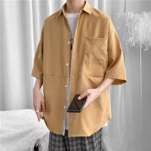 반팔셔츠 포켓 남성 2컬러 의류 상의 CC175