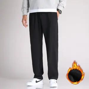 겨울 방한 와이드 기모 바지 팬츠 밴딩 남성 IS-TTP51
