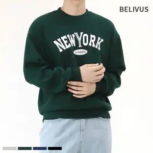 라운드 티셔츠 맨투맨 빌리버스 남자 BCM067 니트