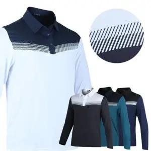 터치감 카라티셔츠 실키한 가슴프린팅