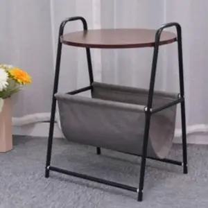 사이드테이블(다크우드) 홈우드 수납 침대협탁