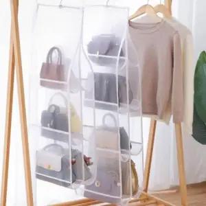 가방 옷걸이 3단4단 보관함 고급 통기성보관 거치대