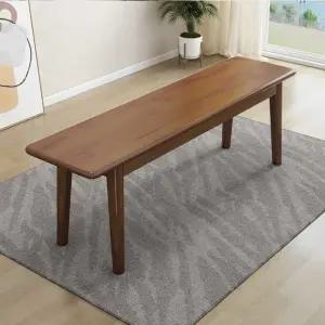 고무나무 식탁 벤치 식탁의자 받침대 좁은테이블 우드 월넛