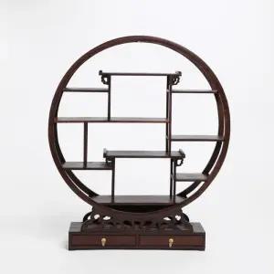 F09 다관 미니선반 송악 장식장 원목 아트피플 찻잔