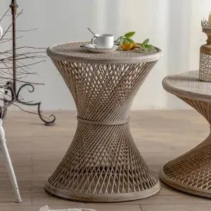 빈티지 (45cm) 카페 라탄 테이블