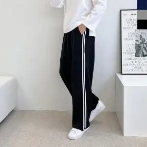 남자 G277M 트랙 트레이닝 팬츠(밑단스트링) 커플 와이드 두줄 GTT